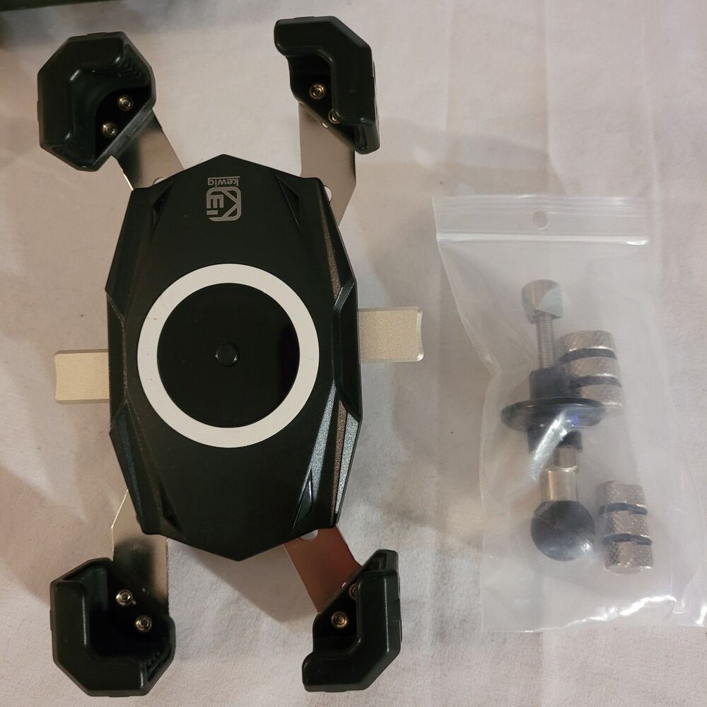 Kewig Phone Holder bike/motorcycle quick hold & release black/silver#M22-C1
